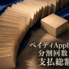 ペイディApple枠の分割回数と支払総額