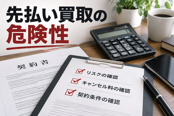 先払い買取は違法？違約金・キャンセル条件を確認する方法