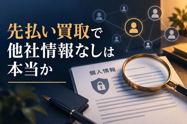先払い買取で他社情報なしは本当か｜申込み前に確認される項目と注意点