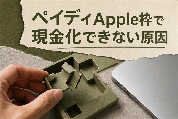 ペイディApple枠で現金化できない原因