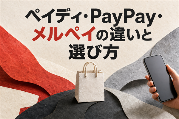 ペイディ・PayPay・メルペイの違いと選び方