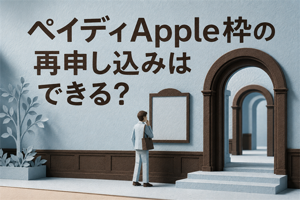 ペイディApple枠の再申し込みはできる？