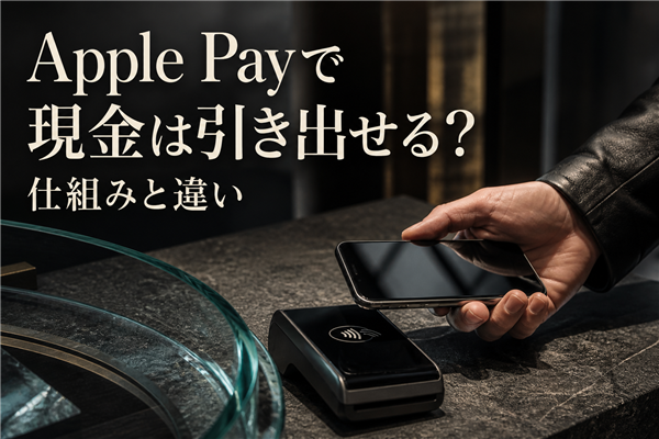Apple Payで現金は引き出せる？仕組みと違い