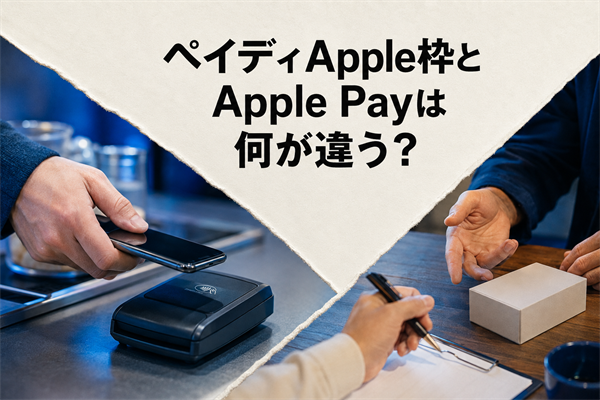 ペイディApple枠とApple Payは何が違う？