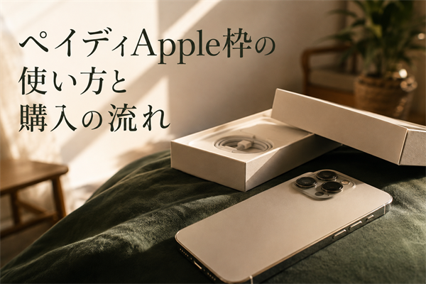 ペイディApple枠の使い方と購入の流れ