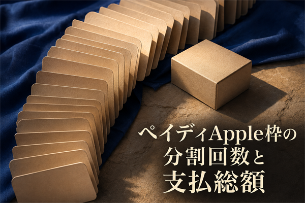 ペイディApple枠の分割回数と支払総額