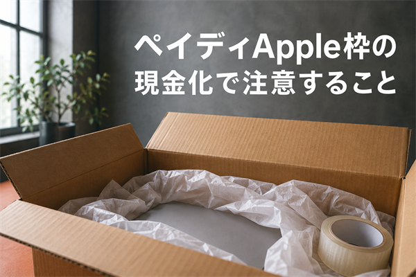 ペイディApple枠の現金化で注意すること