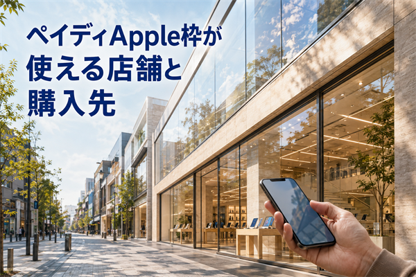 ペイディApple枠が使える店舗と購入先
