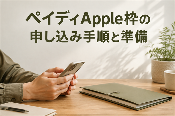 ペイディApple枠の申し込み手順と準備